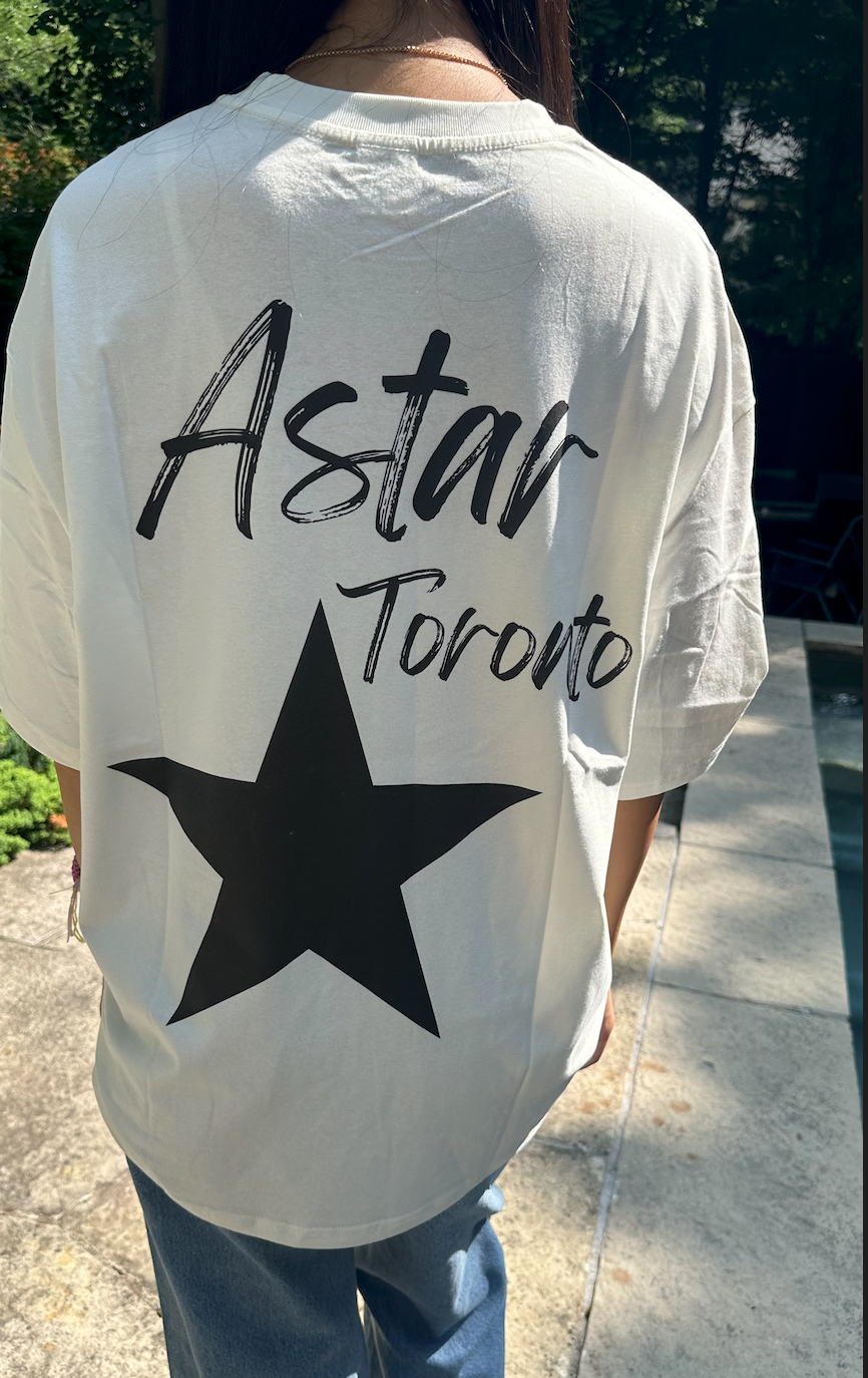 BLACK “ASTAR” T SHIRT