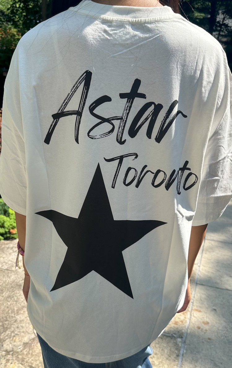 BLACK “ASTAR” T SHIRT