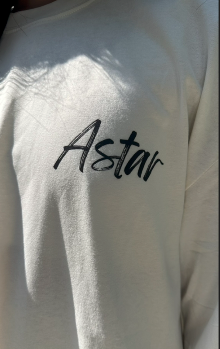 BLACK “ASTAR” T SHIRT