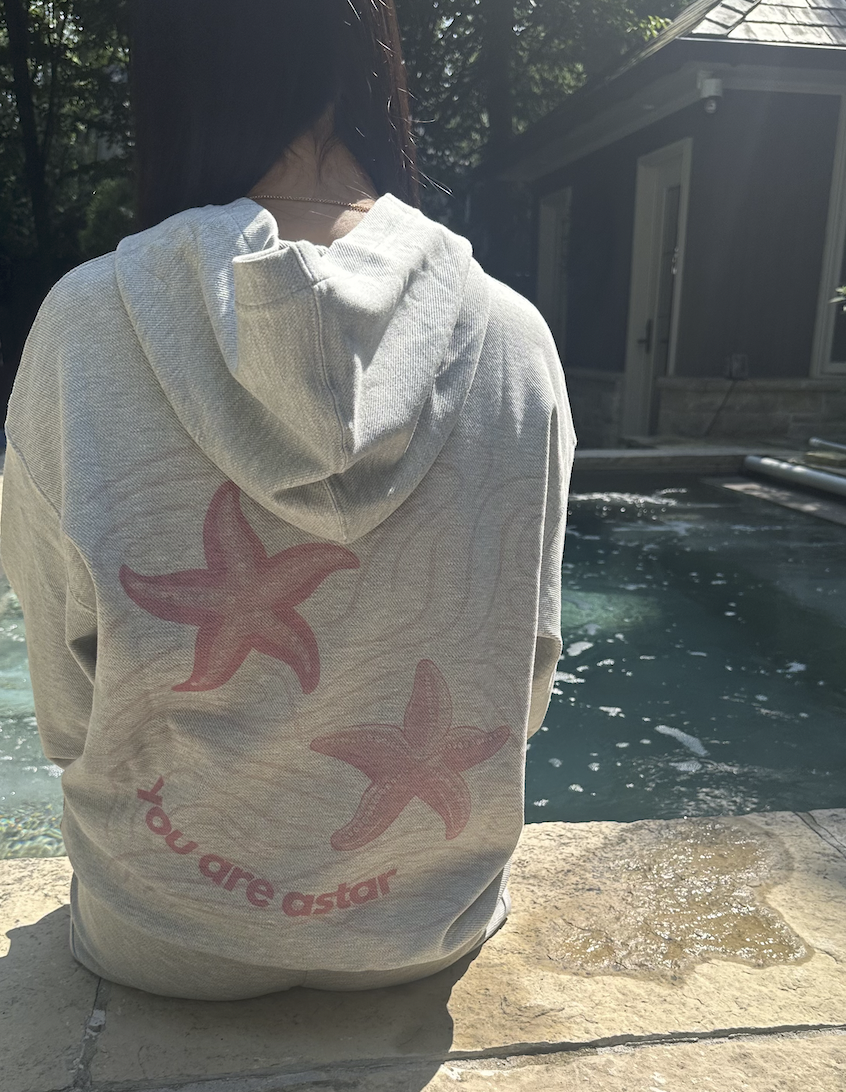 A-STARFISH HOODIE (PINK) + A-STARFISH SHORTS (PINK)